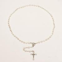 Rosario Cristal Tiza 6 mm