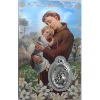 Estampa con Medalla San Antonio 5.5 x 8.5 cm. (PS)