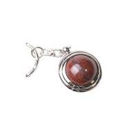 Llavero Zodiaco VIII Jaspe Sardo - Escorpio (Esfera Giratoria) (HAS)