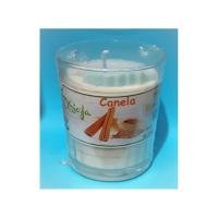Vela Aromatica DSoja Canela (En Vaso 9 x 8)  Ecologica