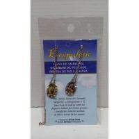 ESCAPULARIO Metal con Brillo Ovalado 1,7 x 1,3 cm (Incluye Oracion)
