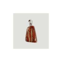 Colgante Piedra Signo VIII Escorpio - Jaspe Sardo - Engarce Plata 925 (HAS)