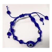 Pulsera Hilo Azul con Ojo Turco (proteccion)( Ajustable)