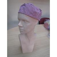Gorro Santero Guinga Rojo (Cuadros) 55 a 58 cm. (Chango)