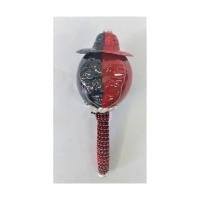 Maraca Eleggua Cara con Sombrero 20 cm (Cuentas y cauries) (Unidad)