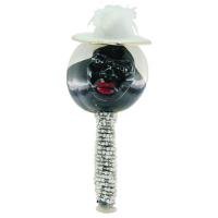 Maraca Obatala Cara con Sombrero 20 cm (Base con Ctas.) (Unidad)