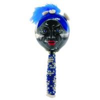 Maraca Yemanja Cara 20 cm (Cuentas y cauries) (Unidad)
