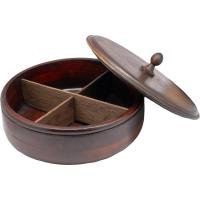 Batea Madera Barnizada 18 x 30 cm (Bordeo con divisiones)