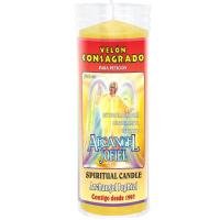 Velon Consagrado Arcangel Jofiel 15 x 5.5 cm (Amarillo) (PS)