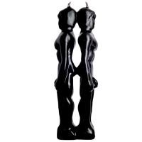 Vela Pareja Separacion Hombre - Hombre 18 cm (Negro)