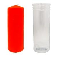 Velon Naranja 15 x 5,5 cm con tubo protector 6 dias