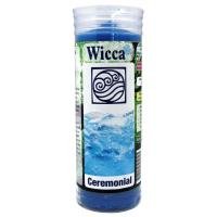 Velon Wicca Ceremonial Elemento Agua (Azul) 15 x 5.5 cm (Con Tubo Protector)  (PS)